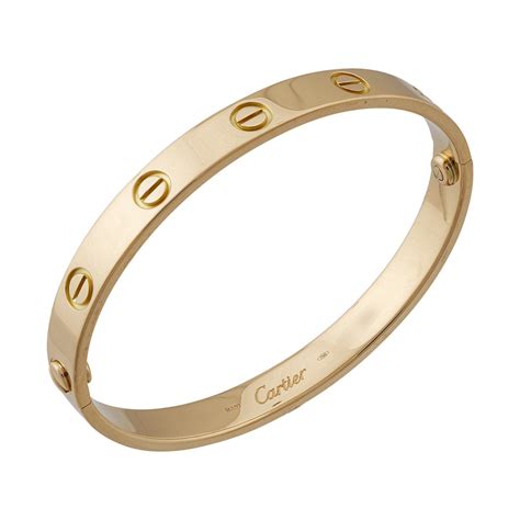 cartier 18k gold bracelet price.